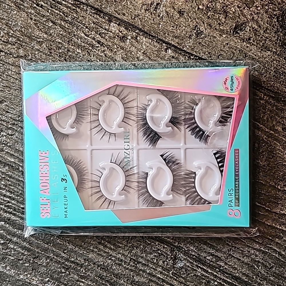 self adhesive reuseable eyelashes
